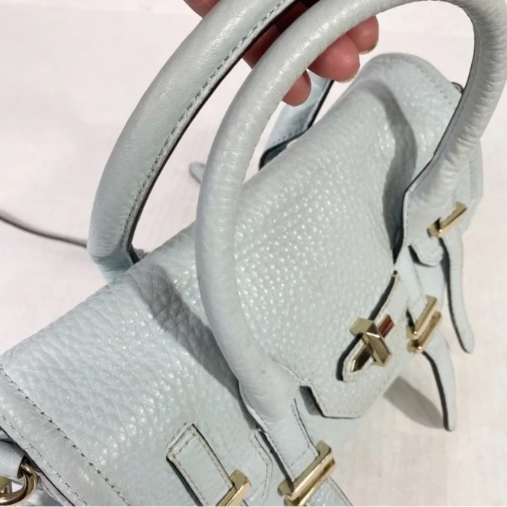 REBECCA MINKOFF Jules Satchel Light Blue